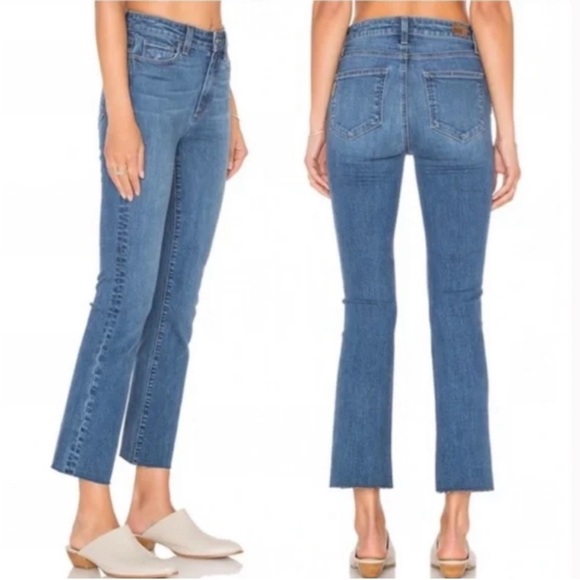 Paige Rory Crop Flare jeans. Raw hem. Size 31. - Picture 1 of 14